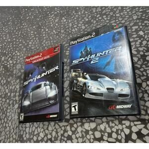 Spy Hunter 1 & 2 Sony Playstation 2 Ps2 Lot Tested and Working